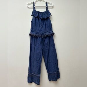 Scotch r’belle blue cotton jumpsuit size 8